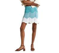 Pepe Jeans Women's Galea Skirt, Blue (Wave Blue), L