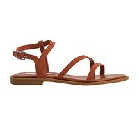 Pepe Jeans Women's Hayes Folk Flat Sandals, Rust Orange, 4 UK