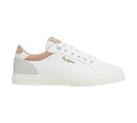 Pepe Jeans for woman. PLS31588 Trainers Kenton Court white (38), Flat, Laces, Casual