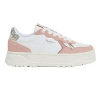 Pepe Jeans Women's Kore Multi W Sneaker, Pink (Dirty Pink), 8