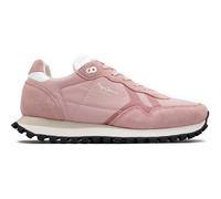 Pepe Jeans Womens London Brit-on Print Trainers - Pink - Size UK 3