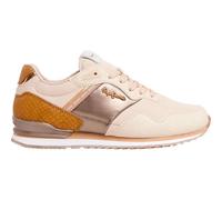 Pepe Jeans Women's London Mix W Sneak, Beige Daisy Beige, 5 UK