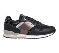 Pepe Jeans Women's LONDON SHINE W Sneak, Black(BLACK), 5 UK