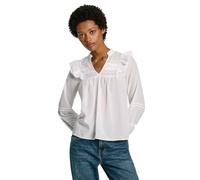Pepe Jeans Women's Lorely, Shirt, White, XS