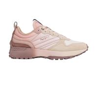 Pepe Jeans Women's Lucky Flag Sneaker, Pink (Nude Pink), 5 UK