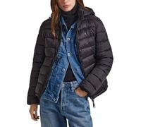 Pepe Jeans Women's Maddie Short Puffer Jacket, Black (Black), S