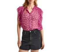 Pepe Jeans Women's Marley Shirt, Pink (English Rose Pink), S