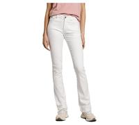 Pepe Jeans Women's MID Rise Flare New Pimlico Trouser, White(White), 27W