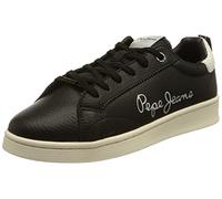 Pepe Jeans Women's Milton Essential Sneaker, 999BLACK, 7 UK