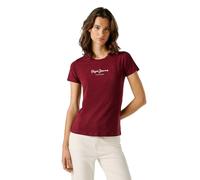 Pepe Jeans Women's New Virginia SS N T-Shirt, Red (Lotus RED), M