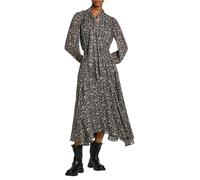 Pepe Jeans for woman. PL953603 Pixy dress black (S), Casual, Polyester, Long sleeve