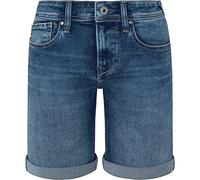 Pepe Jeans Women's Poppy Shorts, Blue (Denim-GW4), 26W