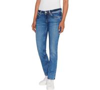 Pepe Jeans Women's Single Button Slim Low Waist PL204587 Jeans, Blue (Denim-XW6), 30W / 34L