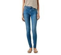 Pepe Jeans Women's Skinny Jeans MW Regent Jeans, Blue(Denim-4AA), 27W/32L
