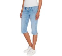 Pepe Jeans Women's Slim Crop Lw Shorts, Blue (Denim-MP2), 27W