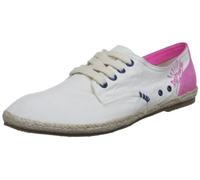 Pepe Jeans Women's Sloane Off White Casual Lace Ups PFS10767 4 UK