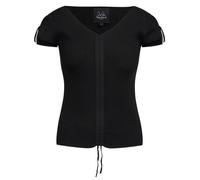 Pepe Jeans women's Sonia short sleeve blouse black S