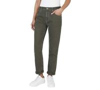 Pepe Jeans Women's Tapered High Waist PL211704 Pants, Green (Olivine Green), 34W / 30L