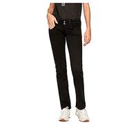Pepe Jeans Women's Venus Straight Jeans, Black 31W/34L