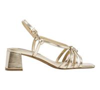 Pepe Jeans Women's Zoe Metal Shoes, Yellow Light Gold Yellow, 3 UK