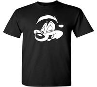 Pepe Le Pew Funny Black Unisex Mens Tee Shirt Size 3XL