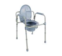 PEPE Mobility Commode Toilet Chair for Bedroom, Bedside with Bucket, Build-in Toilet for Disabled People The Elderly & Others up to 136kg