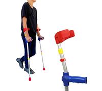 PEPE Mobility Crutches for Kids (x2 Units), Adjustable Height, Aluminium, Lightweight Elbow Crutches, Coloured - Made in Europe