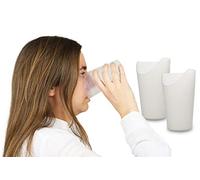 PEPE Mobility Dysphagia Cups (x2 Units), Nosey Cup for Adult and Disabled, Aids for Elderly, Nose Cut Drinking