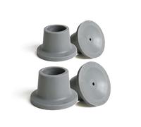PEPE Mobility Rubber Feet Shower Stool 28 mm (x4 Units), Replacement Non Slip Ferrule for Disabled Chair, Grey
