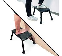 PEPE - Step Stool for Adults Heavy Duty (395 Ib, 8" - 10"), Kitchen Caravan, Sturdy Bath Steps, Non Slip Shower, Adjustable Bathroom