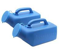 PEPE Mobility Urinal Bottles for Men 1000 ml (x1 Unit), Secure Cap, Measuring Scale, Easy Grip Handle, Portable Urinals for Men