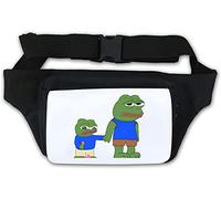 Pepe The Dad Funny Ice Cream Meme Waist Bag Fanny Pack White