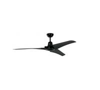 Industrial ceiling fan Vourdries Black with wall control