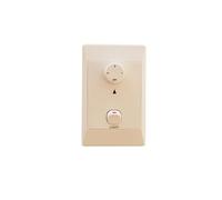 Pepeo Wall Switch for Ceiling Fans with Light - 3-Level Speed Control, Separate Lighting Switch, 220-240V ~ 50Hz, Compact Dimensions