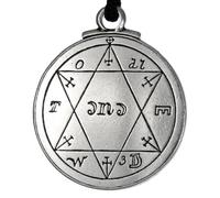 Pepi Key of Solomon Health Amulet - Double-Sided Pentacle Wellness Pendant