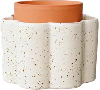 Pepin Paula - Self-Watering Pot - Speckled white