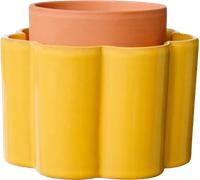 Pepin Paula - Self-Watering Pot - Yellow mustard