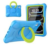 Pepkoo EVA Kid-Proof Case for iPad Pro 11 inch M4 2024 (A2836/A2837), Shockproof Heavy Duty Cover with Stand, Design for Kids Children