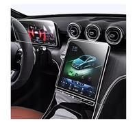 PEPKWELYCB Car GPS Protective Film For Benz C-Class W206 2022+ 2Pcs Car GPS Navigation Screen Film Instrument Tempered Glass Protective Film Car Navigation Film