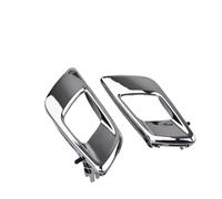 PEPKWELYCB Door Interior Handle Driver Side for Everest 2012-2021 Car Interior Door Handle Auto Inner Fits Handles Inside Knob(Bright Silver 1 Pair)