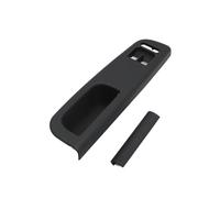 PEPKWELYCB Door Interior Handle Driver Side for VW for Jetta for Passat 1999-2004 Car Door Interior Window Switch Panel Bezel Trim Inside Pull Grab Handle(LHD-Black 2PCS)