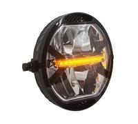 PEPKWELYCB Motorbike LED Spot Light Universal Motorcycle Modern Retro Style Modification LED Headlight Driving Light 36W Motorcycle Headlights(Lights yellow)