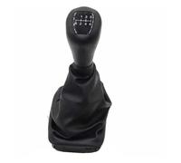 PEPKWELYCB Universal Leather Gear Shift Lever for Benz W202 C W208 CLK W210 E Class Car Gear Shift Knob Gaiter Boot Cover Lever Stick Head Handball(6 Speed Set)