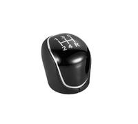 PEPKWELYCB Universal Leather Gear Shift Lever for Mondeo 4 Mk4 IV 2007 2008 2009 2010 2011 2012 2013 2014 Car Hand Speed Ball Gear Shift Knob Gaiter Boot Cover Collar(5 Speed Black Knob)