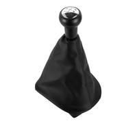 PEPKWELYCB Universal Leather Gear Shift Lever for Peugeot 307 207 406 5 Speed Gear Shift Knob Shifter Replacement Kits Collar Lever Stick Gaiter Boot Cover