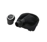 PEPKWELYCB Universal Leather Gear Shift Lever for VW T6 T7 Transporter Multivan Caravelle 2016-2020 Gear Shift Knob Shifter Lever Gaiter Boot Case Car Accessories(5 Speed)