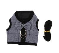 PEPLAYTAL 1 Set Bunny Vest and Leash Kit for Animals Lightweight Breathable Harness Comfortable Outdoor Traction Tool for Rabbits for Daily Walks and Special Occasions