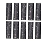 PEPLAYTAL 10 Sheets Black Wrapping Paper Luxury Bouquet Packaging Wrap for Wedding Birthday DIY Craft Wrap with Metallic Gold and Silver Dots