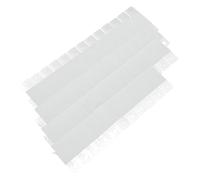 PEPLAYTAL 100pcs Clear PVC Display Tab Hooks Self Adhesive Hanging Sticker Hooks Strong Sticky Tabs for Retail Item Hanging Easy Application for Various Goods
