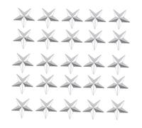 PEPLAYTAL 100Pcs Iron Metal Barn Stars Portable Wall Ornament Stereoscopic Five-pointed Star DIY Decor for Indoor Outdoor Rustic Farmhouse Style